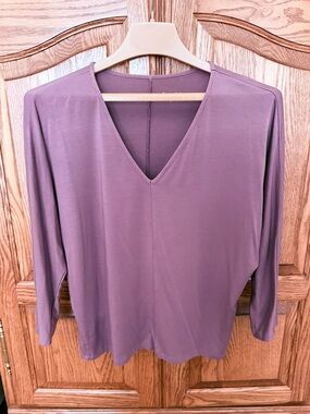 Garnet Hill Dolman Sleeve V-Neck Top